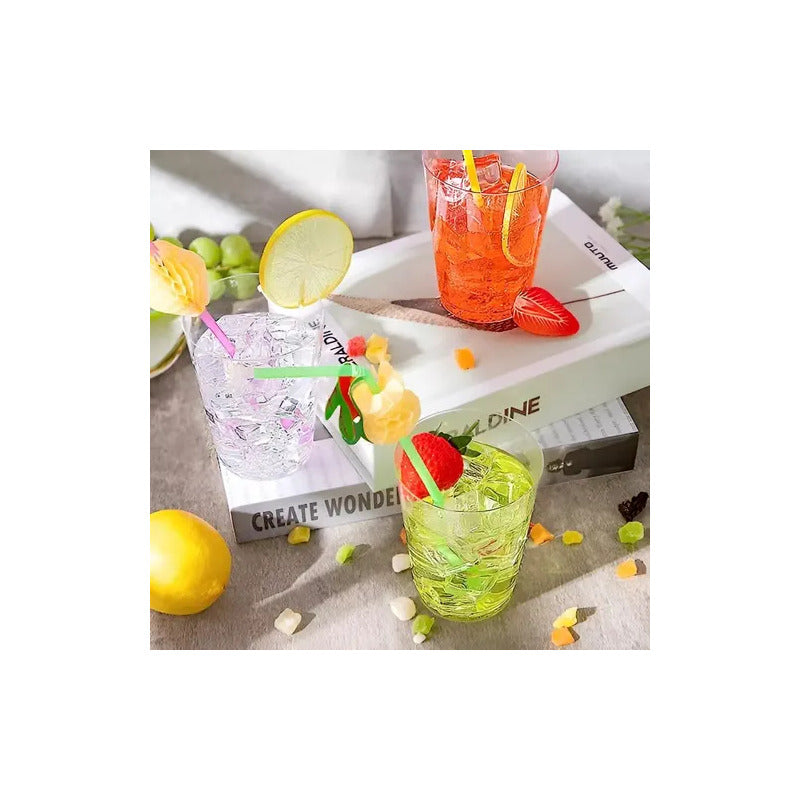 50 Set Vasos Desechables Vaso Plastico Vasos Acrilicos 438ml Color Transparente 438ml Juego De Vasos Reutilizable Vaso Acrilico Pasteleriuscl Gris