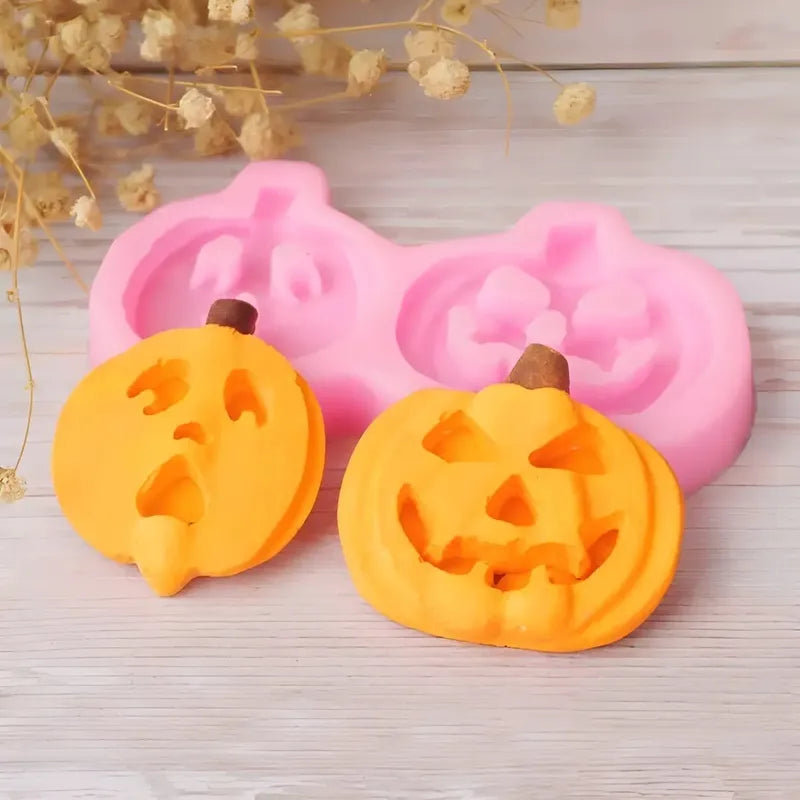 Molde De Silicona Molde Calabaza Molde Fondant Calabaza 2301 Rosa