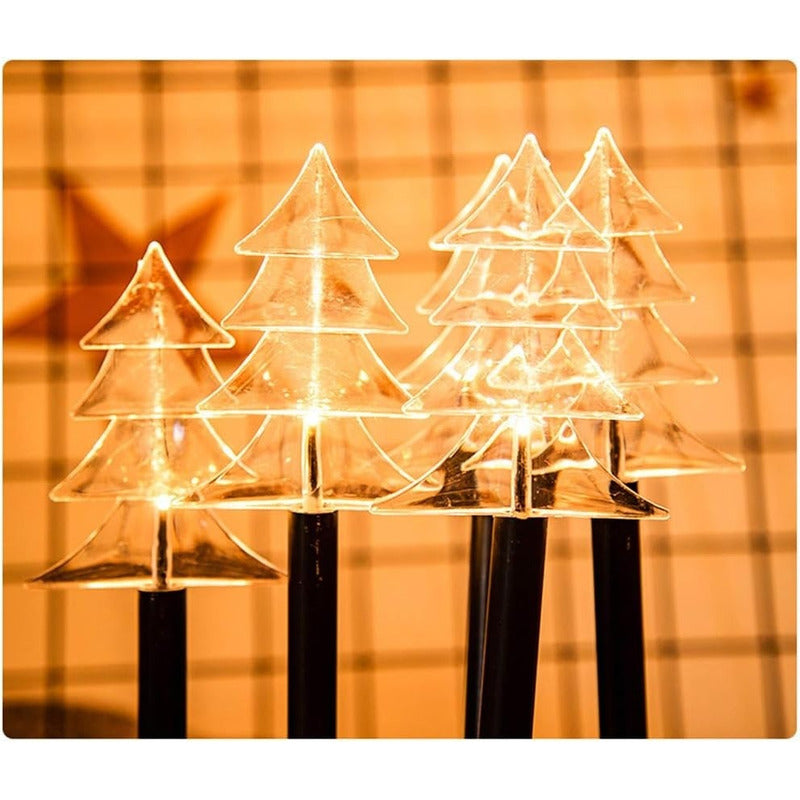 X10 Luces Navideñas Luces Navideñas Solares Arboles Navidad Amarillo