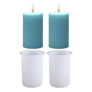 2 Moldes Para Hacer Velas Molde Para Velas Molde Cilindro