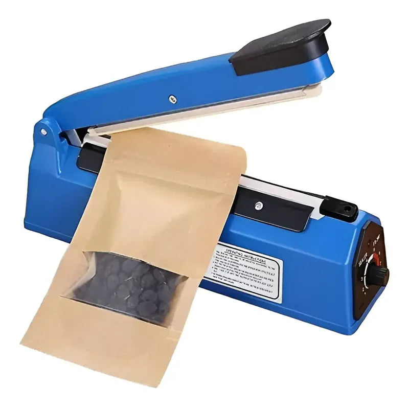 Selladora De Bolsas Manual Azul Para Plástico, 40 Cm