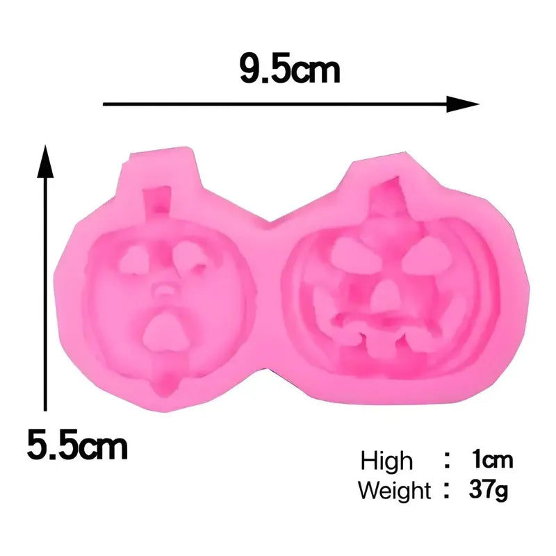 Molde De Silicona Molde Calabaza Molde Fondant Calabaza 2301 Rosa