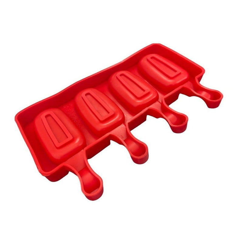 Moldes De Silicona Para Helados Molde Paletas Helado Mini418 Blanco