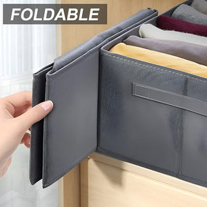 Organizador De Closet Interior Organizador Cajones Separador Gris