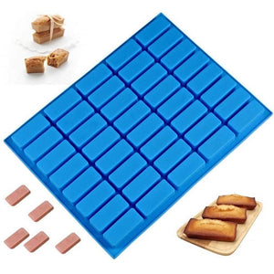 Pack X2 Moldes Silicona Barra Moldes Hielo Molde Jabon 40 Azul