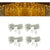 4 Cortina Luces Led Luces Navidad Cascada Luz Guirnalda 3mt Amarillo