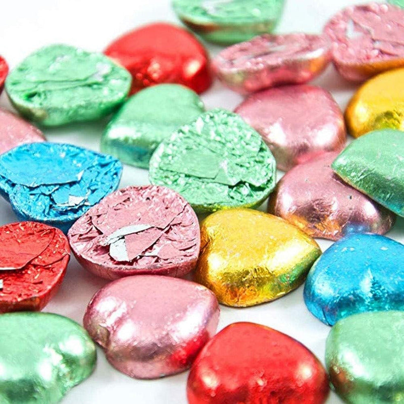 100 Envoltorios De Bombones Laminas Papel Metalizados Bombon Rojo