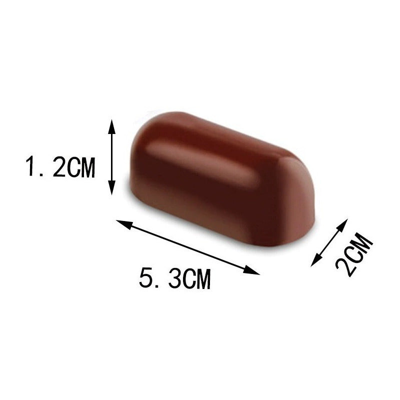 Pack 2 Moldes Chocolate Capsula Moldes De Chocolate Capsulas Gris