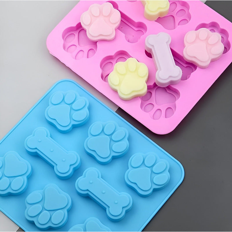 Moldes Silicona Reposteria Molde Chocolate Mascotas 8cavi Multicolor / Molde Mascotas 8cavid