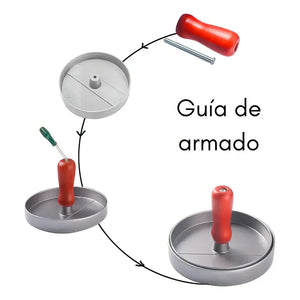 Prensa Para Hamburguesas Prensa Para Hamburguesas Parrilla Prensas De Hamburguesas Hamburguesas A La Parrilla Formadores De Hamburguesas Pasteleriuscl Gris