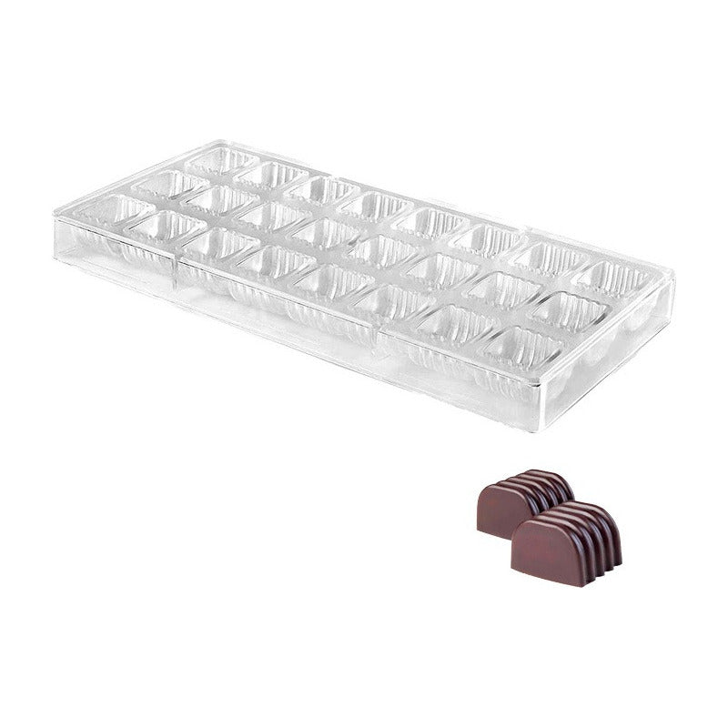 4 Moldes Chocolate Moldes De Chocolate Policarbonato Trufa