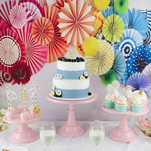 Set 3 Porta Tortas Base Para Tortas Porta Cupcake Exhibicion