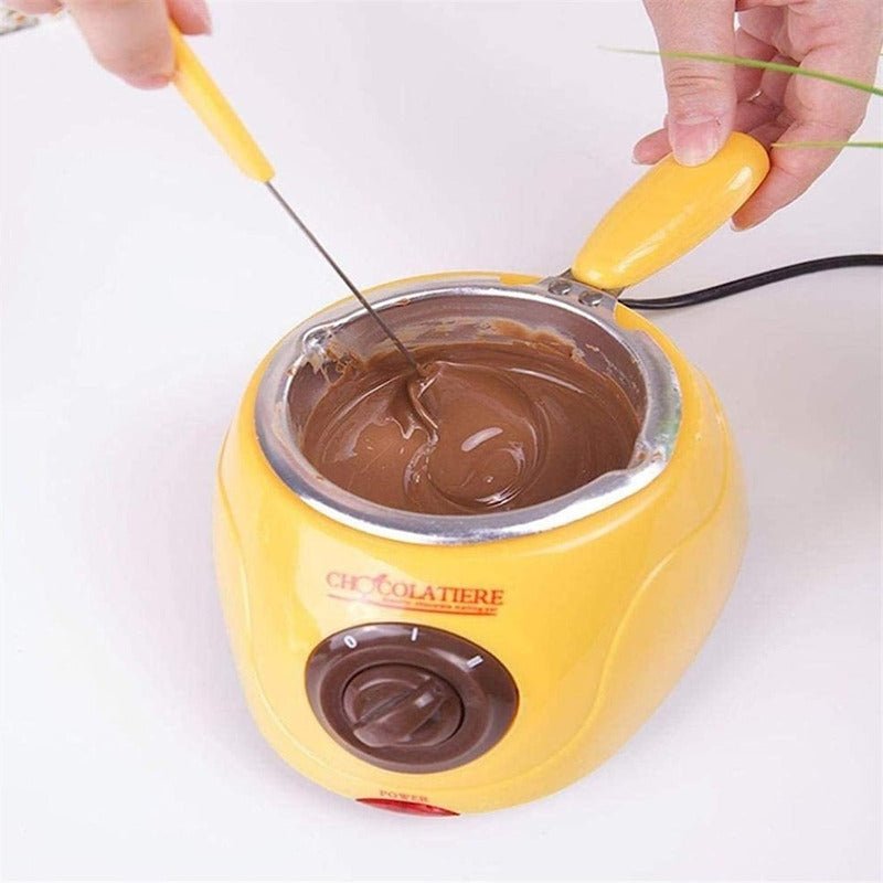 Maquina Para Derretir Chocolate Fondue Chocolat Chocolatera  Amarillo
