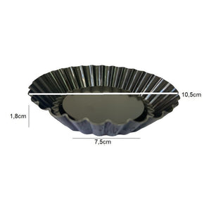 Pack 24 Moldes De Tartaleta Molde Tarta Individual Fija 10,5