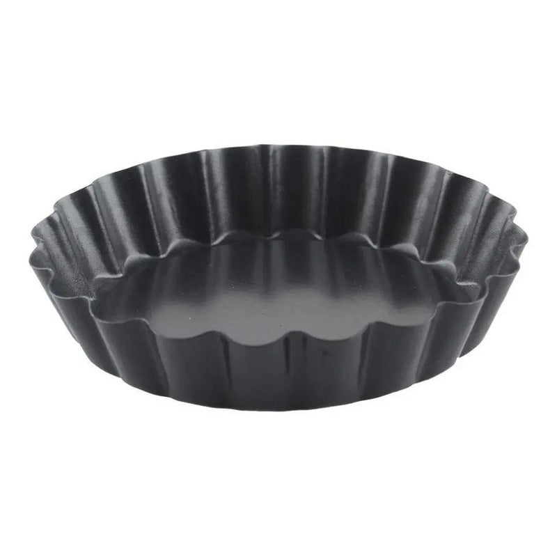 Pack X3 Moldes Tartaleta Desmontable Tarta Individual 10,5cm Gris Claro