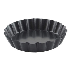 Pack 24 Moldes Tartaleta Desmontable Tarta Individual 10,5cm Gris Claro