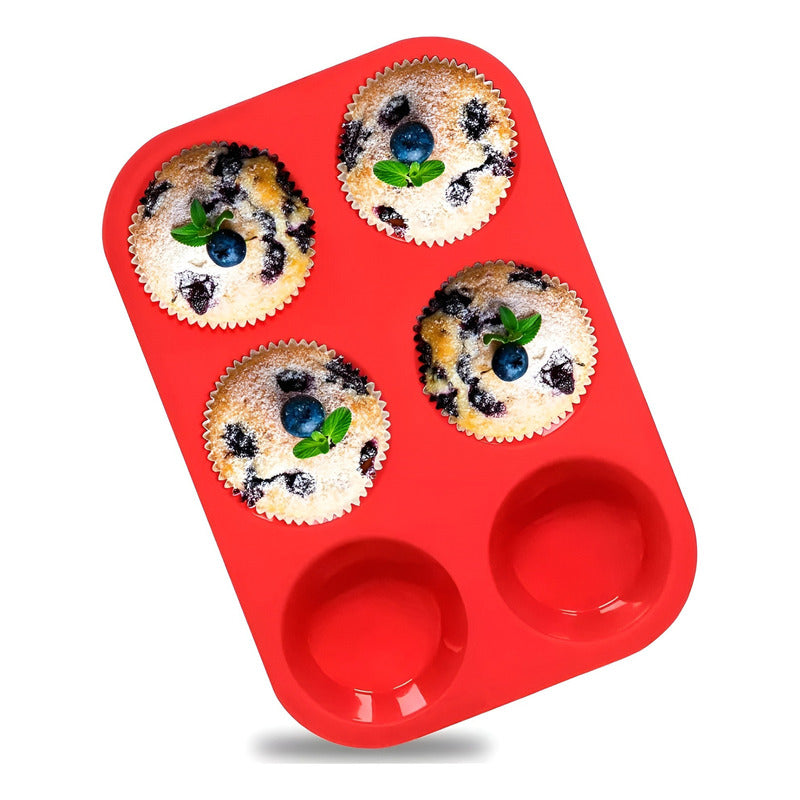 Moldes Silicona Moldes Cupcake Molde Muffin Moldes Magdalena Multicolor