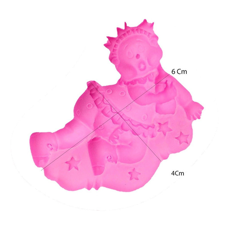 Molde De Silicona Molde Angel Bebe Molde Fondant Angel Bebe Rosa Angel Bebe 2315