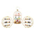 Set 3 Porta Cupcakes Bases Para Tortas Alzadores Candy Bar