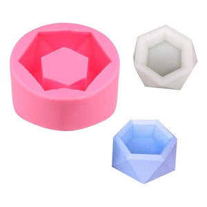 X2 Moldes De Silicona Maceta Molde Para Vela Molde Para Yeso