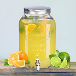 Jarro Para Jugos Dispensador De Bebidas Jarro De Vidrio 5l