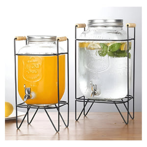 Dispensador De Bebidas Con Atril Dispensadores De Jugos 8l Transparente / Dispensador 8l