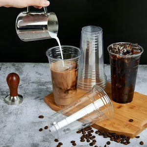 50 Vasos Desechables Vaso C/tapa Domo Sin Oyo 22oz/650ml