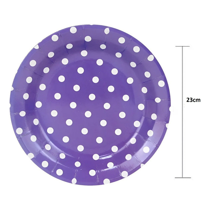 10 Platos Cumpleaños Platos De Cumpleaños Desechables 23cm