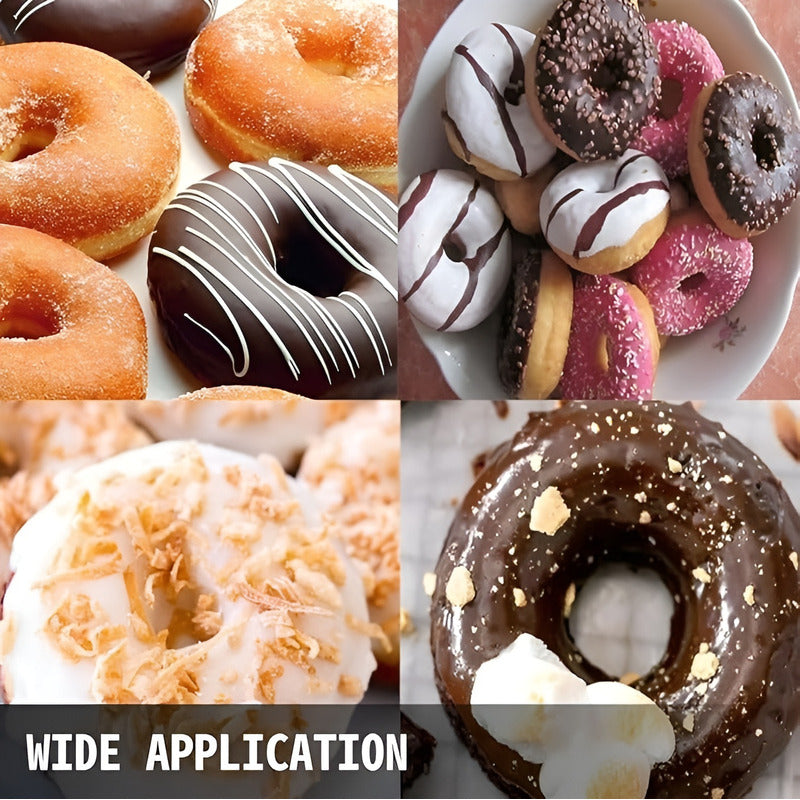 Maquina De Donuts Maquina Mini Donuts Maquina 12 Donas 1500w Plateado / Maquina Mini Donuts 12