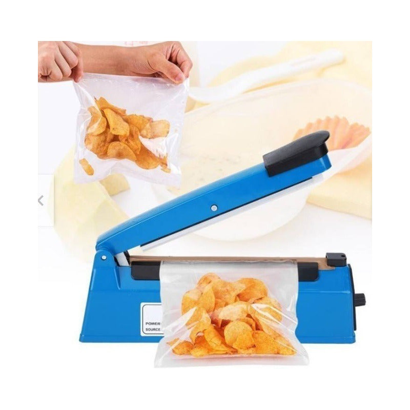 Sellador De Bolsa Selladora Maquina Selladora Selladora 20cm Azul 200mm Z0001