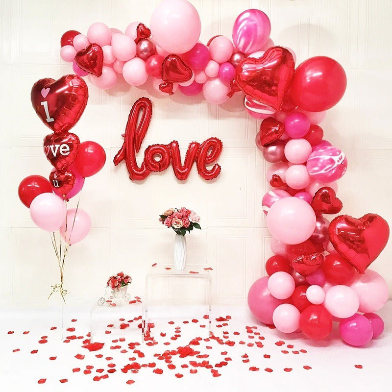 Pack X25 Set De Cumpleaños Globos Cumpleaños Globos Rojo - Rojo 100934