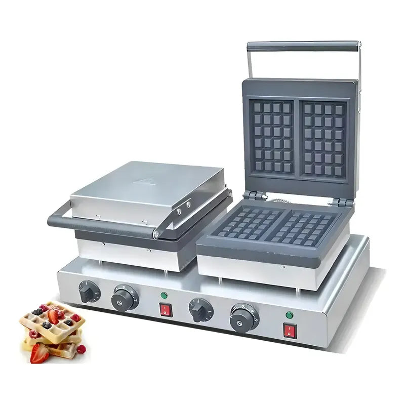 Waflera Doble Wafleras Maquina De Waffles Waflera Industrial Maquina Para Hacer Waffles Wafflera Maquina Waffles Industrial Wuaflera Waffles Maquina Wafles Waflera Doble Wafleras Pasteleriuscl