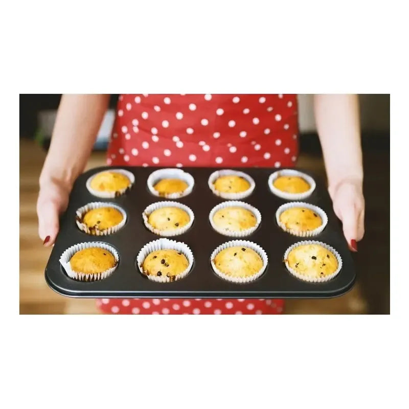 Molde 12 Cupcakes Molde Cupcake Molde Para Tortas Reposteria Gris Claro