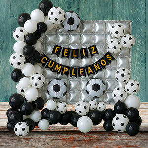 Set De Globos Decoracion Cumpleaños Futbol Cotillon Fiestas