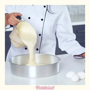 Molde De Aluminio Para Torta Molde Desmontable Molde 32x10cm Moldes Redondos Para Pasteles Con Fondo Extraíble Ideales... Plateado