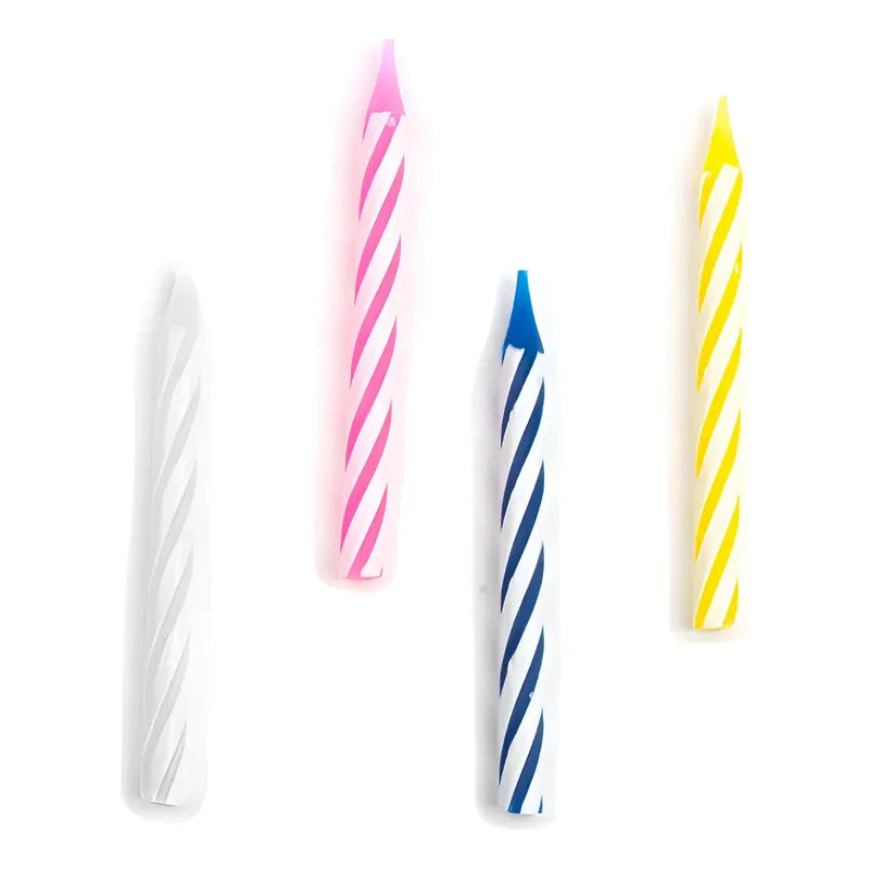 Velas 24 Unidades Velas Para Pastel Velas Pastelería Velas Decorativas Para Torta Velas De Fiesta Velas De Cera Coloridas Set De Velas Torta Decorativas Colores Surtidos Pasteleriuscl