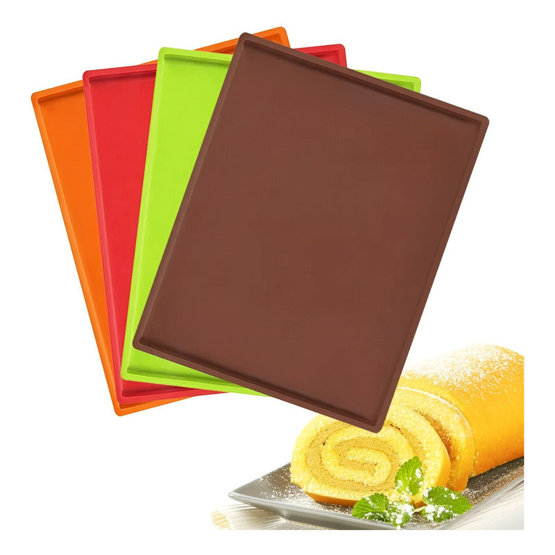 X4 Silpat Tapete De Silicona Para Hornear Brazo De Reina 30c Multicolor