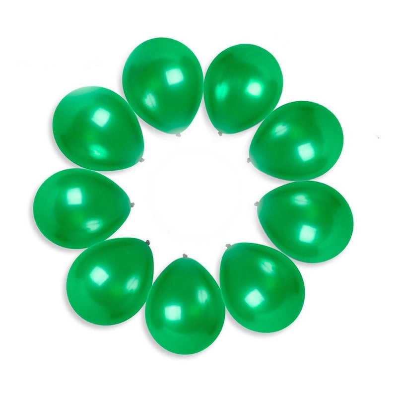 Pack X25 Set De Cumpleaños Globos Cumpleaños Globos Verde