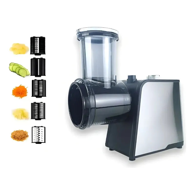 Rallador De Queso Rallador Queso Rallador Multiusos 250w Picador De Verduras Maquina Para Rallar Cortador Triturador... Negro
