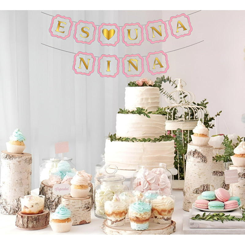 Guirnalda Revelacion De Genero Decoración Cotillon Fiestas