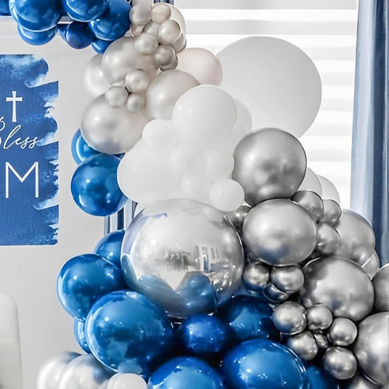 25 Set De Cumpleaños Globos Cromados Globos Cumpleaños 25cm