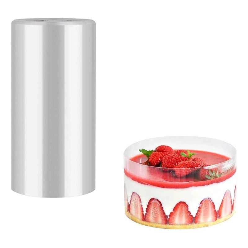 Molde Acetato Reposteria Rollo De Acetato Rollo De 18cmx14m Blanco