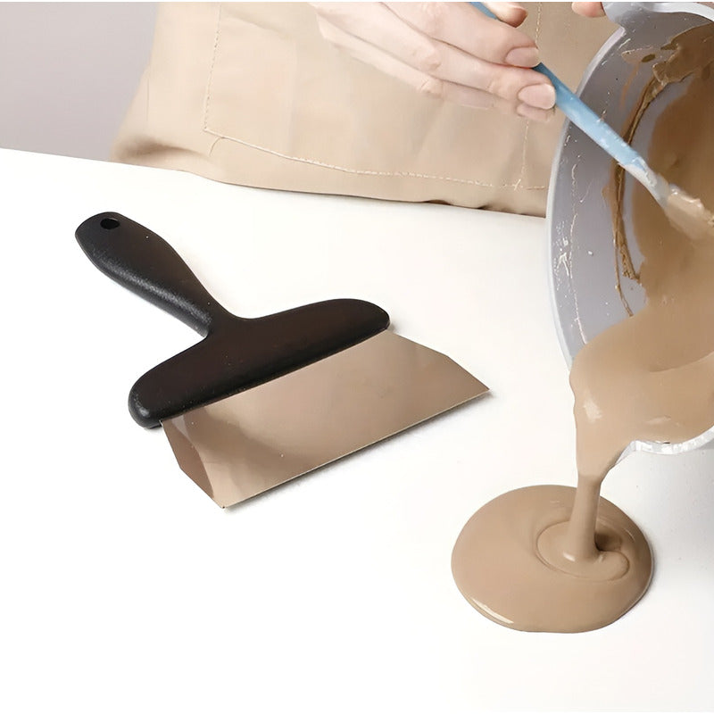 X2 Espatula Reposteria Raspador De Chocolate Termostato 20cm Negro / Espatula Raspador Chocolate 20cm