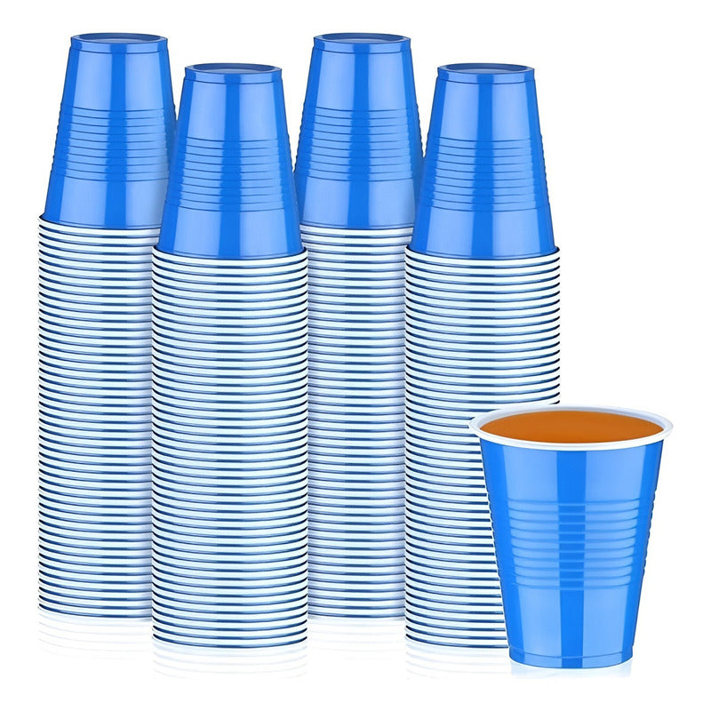 100 Vasos Plásticos Desechables Vaso Para Fiestas 18oz/500ml Vaso Plástico Vasos Desechables Para Fiestas Plásticos Vasos Descartables Para Fiestas Vasos De Plástico Para Fiestas Pasteleriuslcl