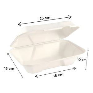 Pack X25 Envases De Plumavit Para Comida Bandeja Desechables