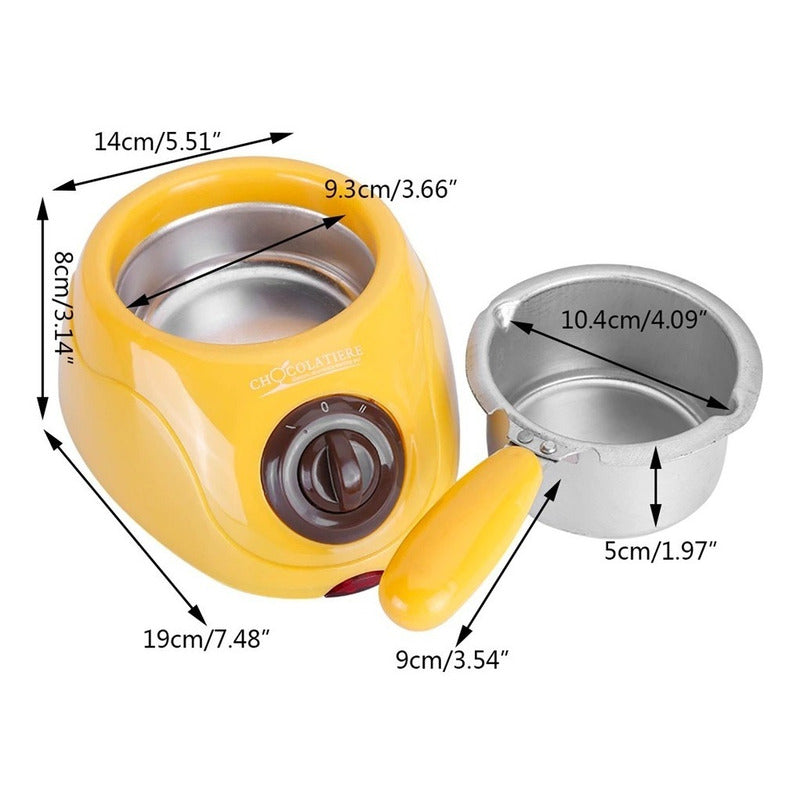 Maquina Para Derretir Chocolate Fondue Chocolat Chocolatera  Amarillo