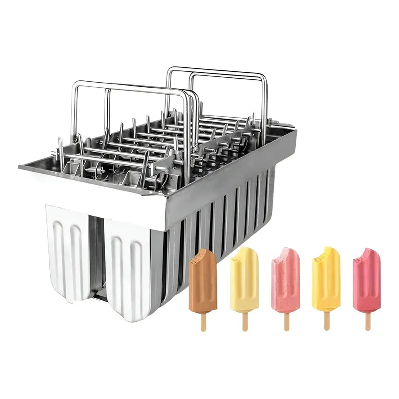 Molde Helados Moldes Reposteria Moldes De Aluminio 20cav Plateado / Molde Helado Aluminio 20cav