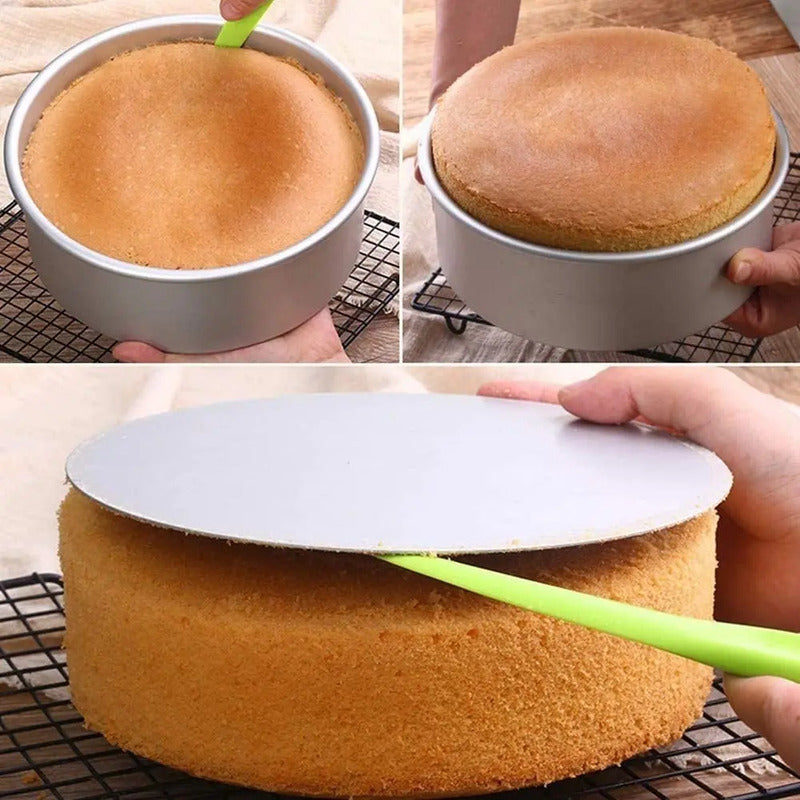 Moldes De Aluminio Para Tortas Molde Desmontable Molde 28cm Plateado