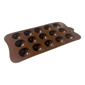 2 Moldes De Chocolate Moldes Chocolate Silicona 15 Esfera