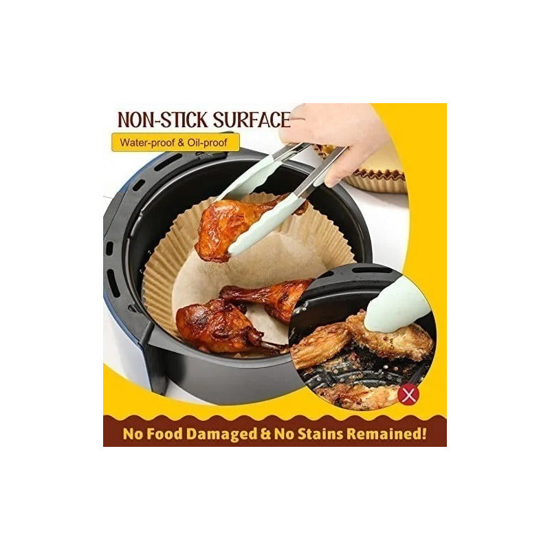 200 Forros Desechables Antiadherente Freidora Para Air Fryer